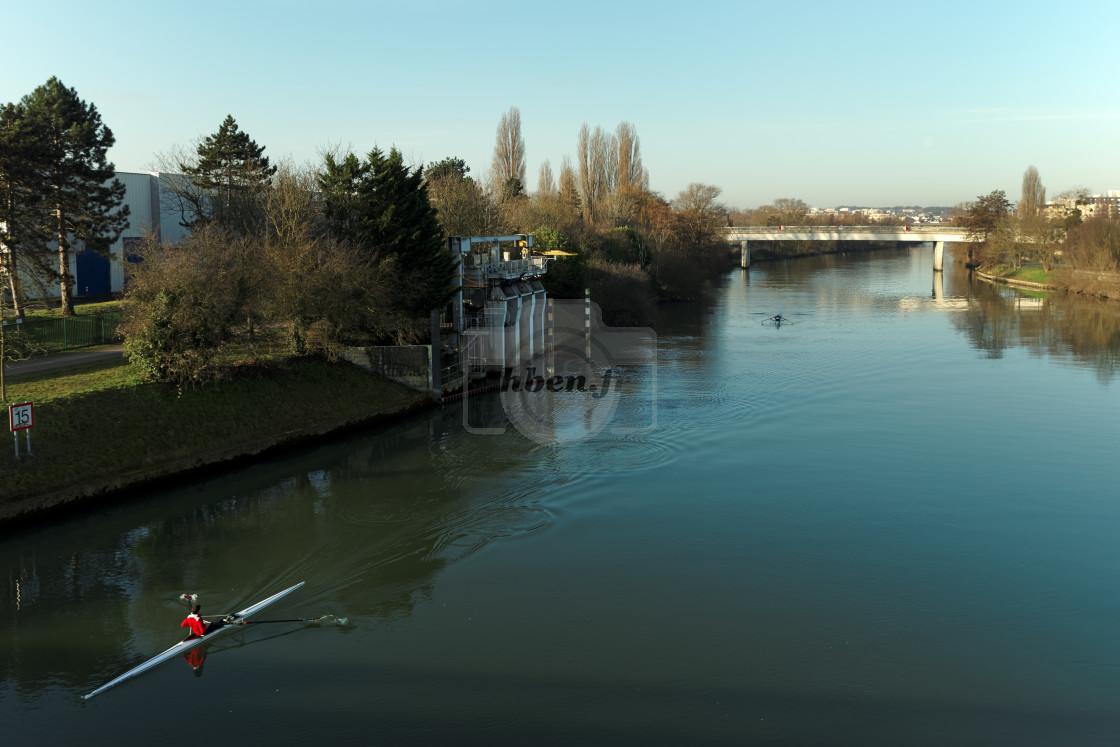 "Rowing" stock image