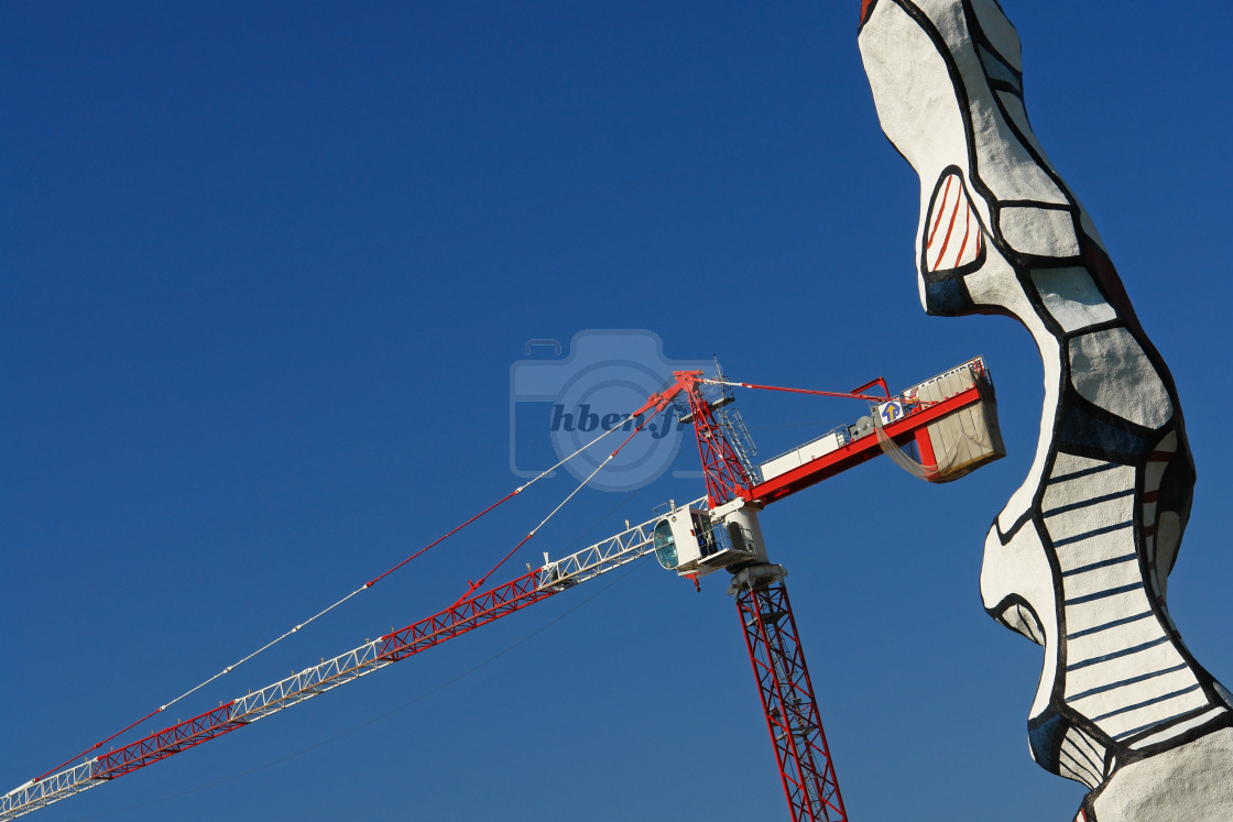 "Art of construction" stock image