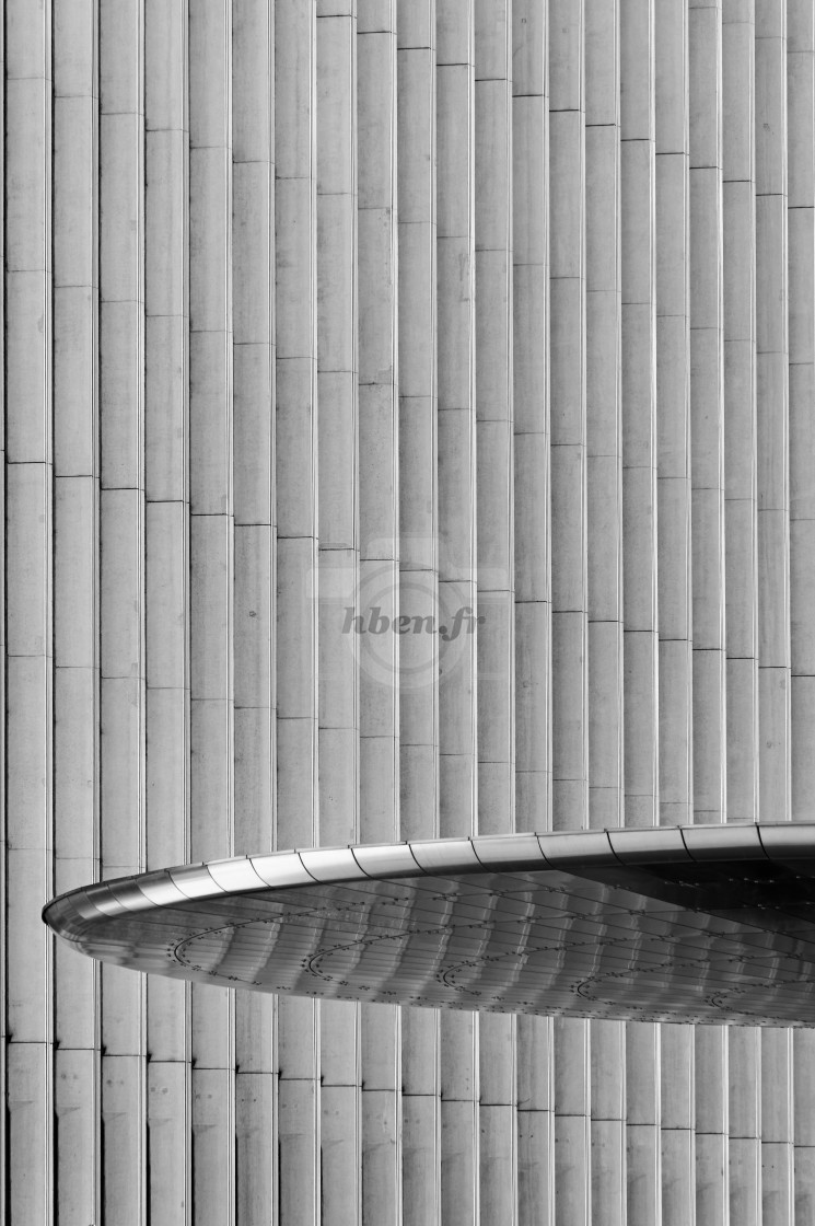 "La Défense in Black" stock image