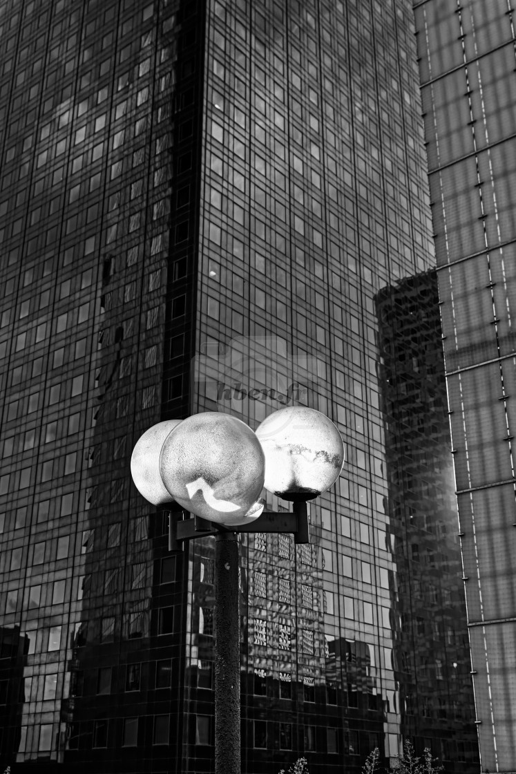 "La Defense light" stock image