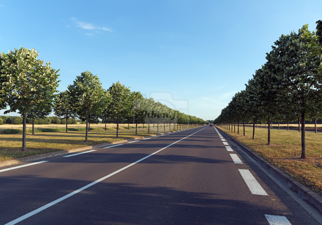 "On the road" stock image