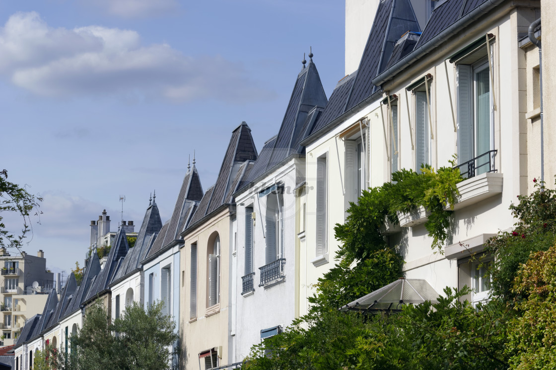 "Quartier des Peupliers" stock image