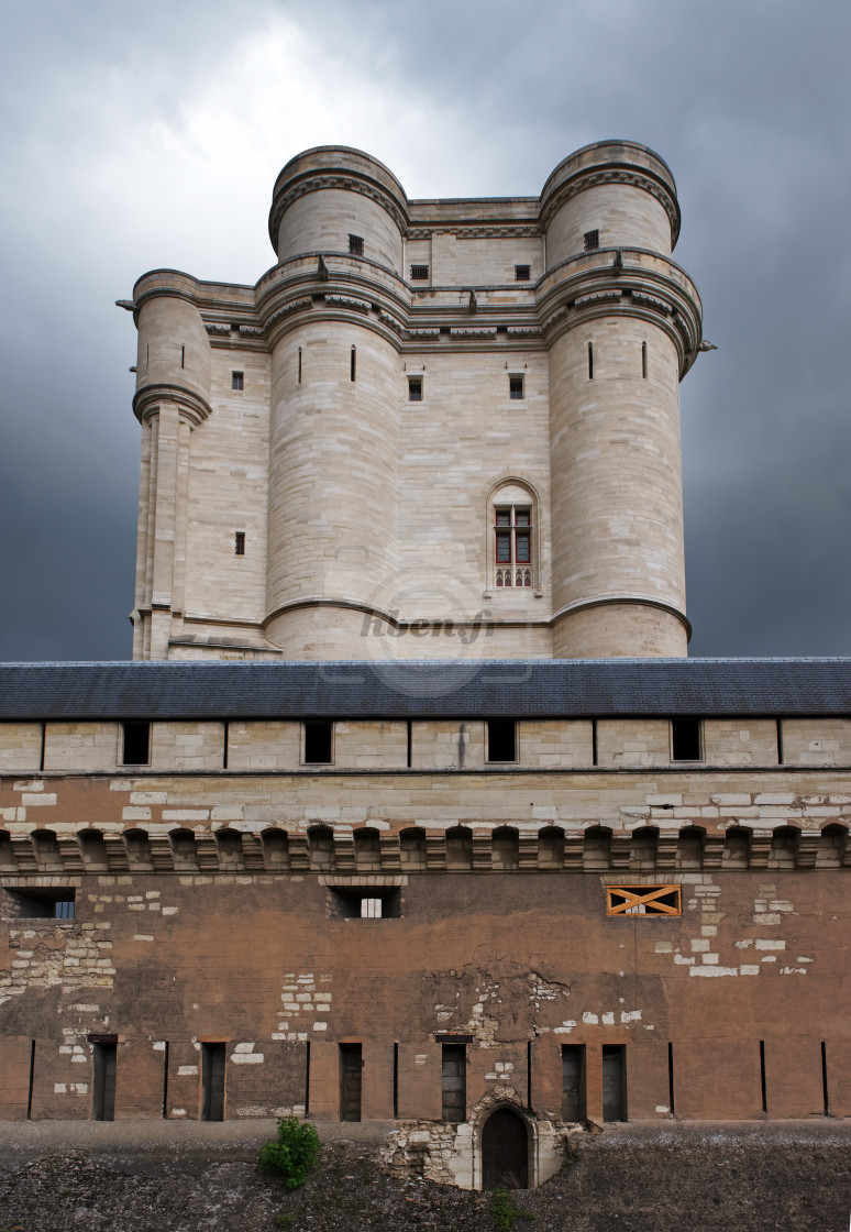 "Vincennes tower" stock image