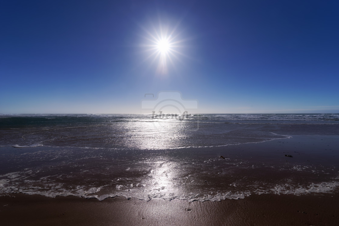 "Clouds reflection" stock image