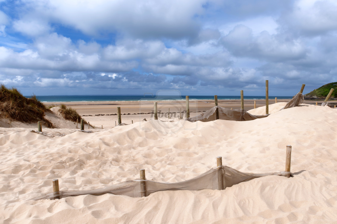 "Sand Dune Protection" stock image