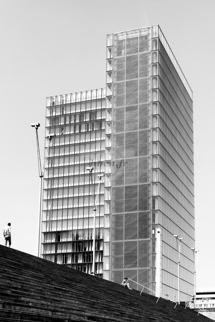 "The Francois-Mitterrand public Library" stock image