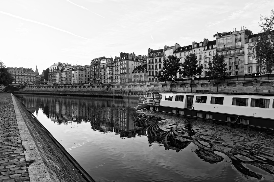 "Saint Michel quay" stock image