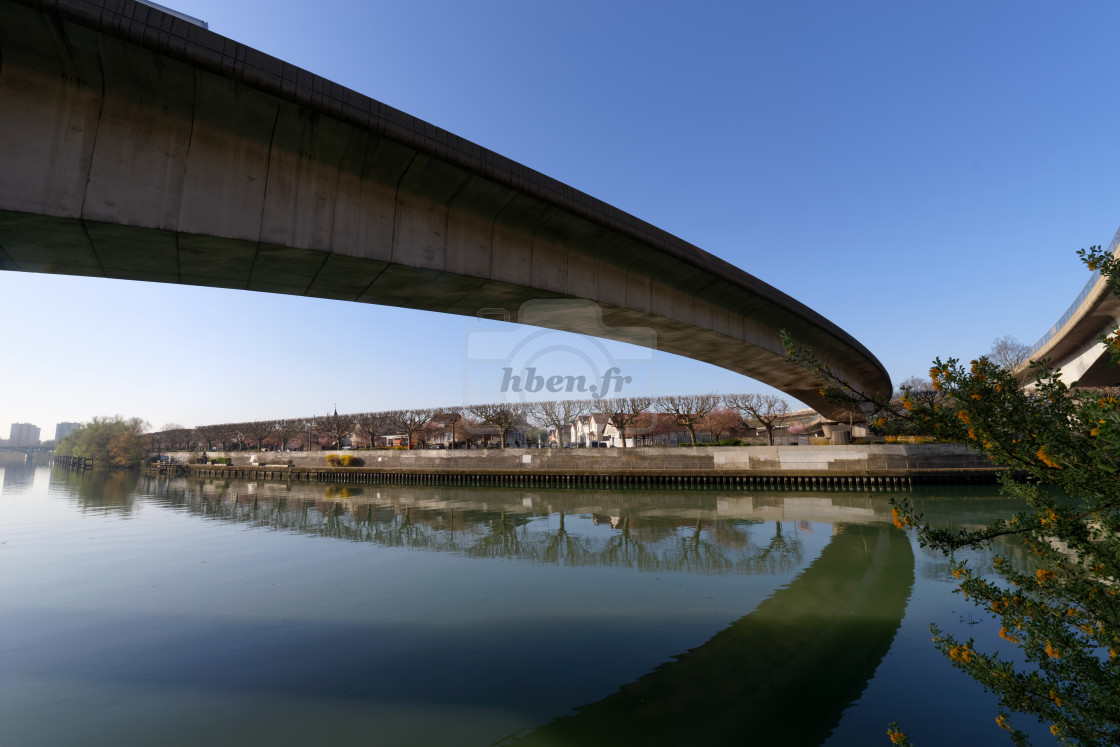 "Highway bridge" stock image