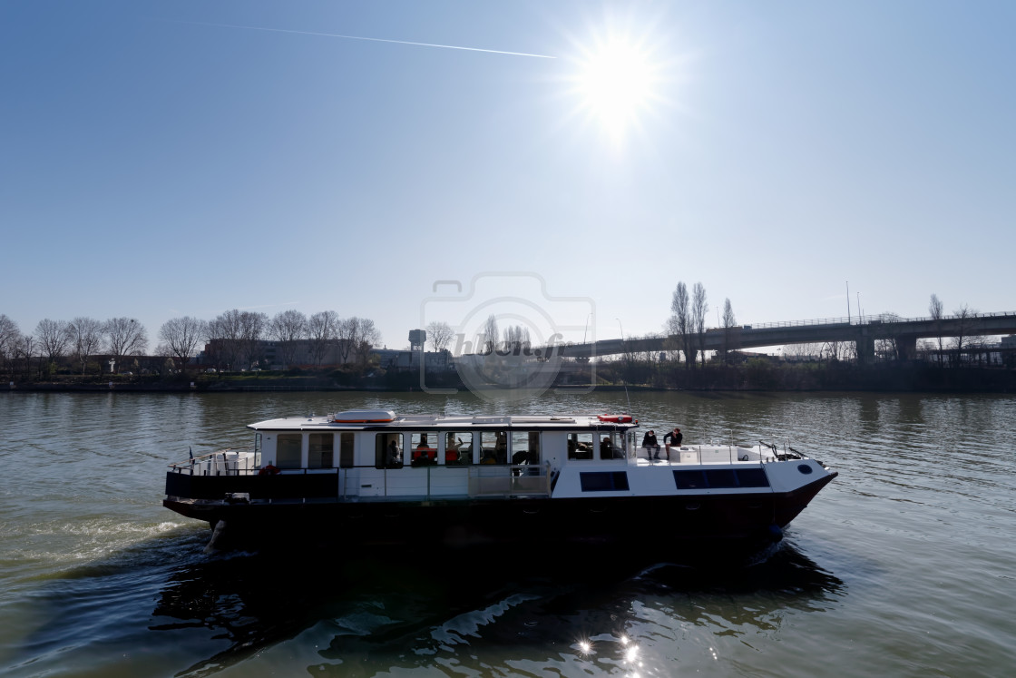 "River boat" stock image