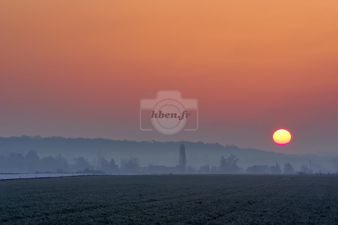 "Saint-Martin-en-Bière fields" stock image