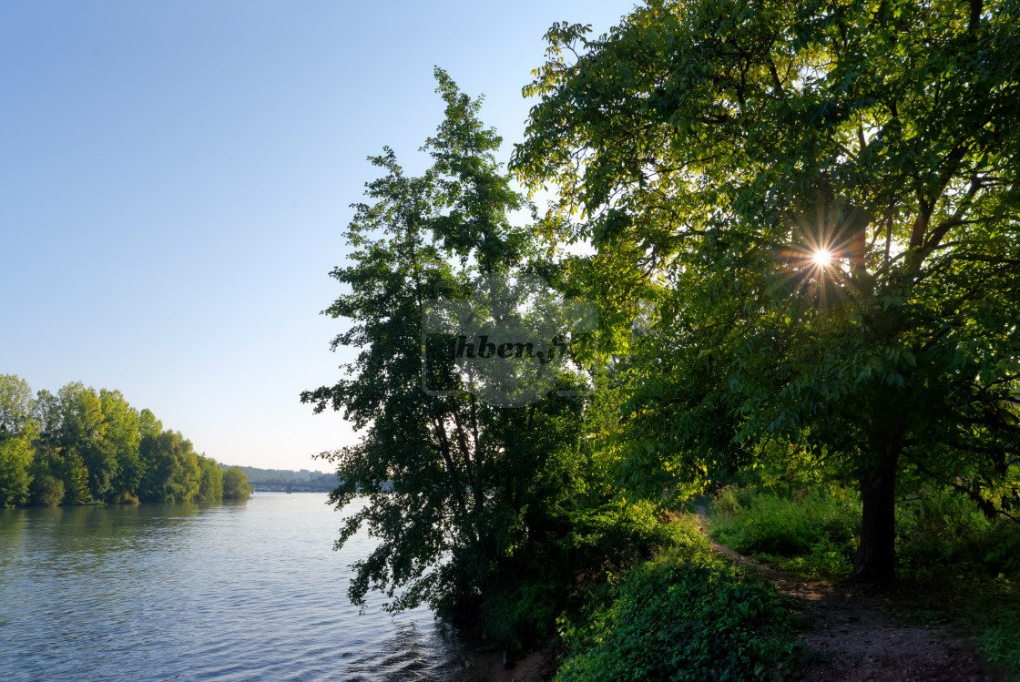 "Seine river bank" stock image