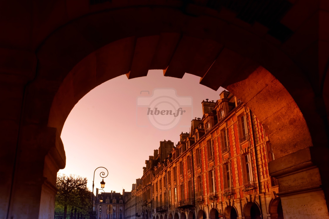 "Place des Vosges" stock image
