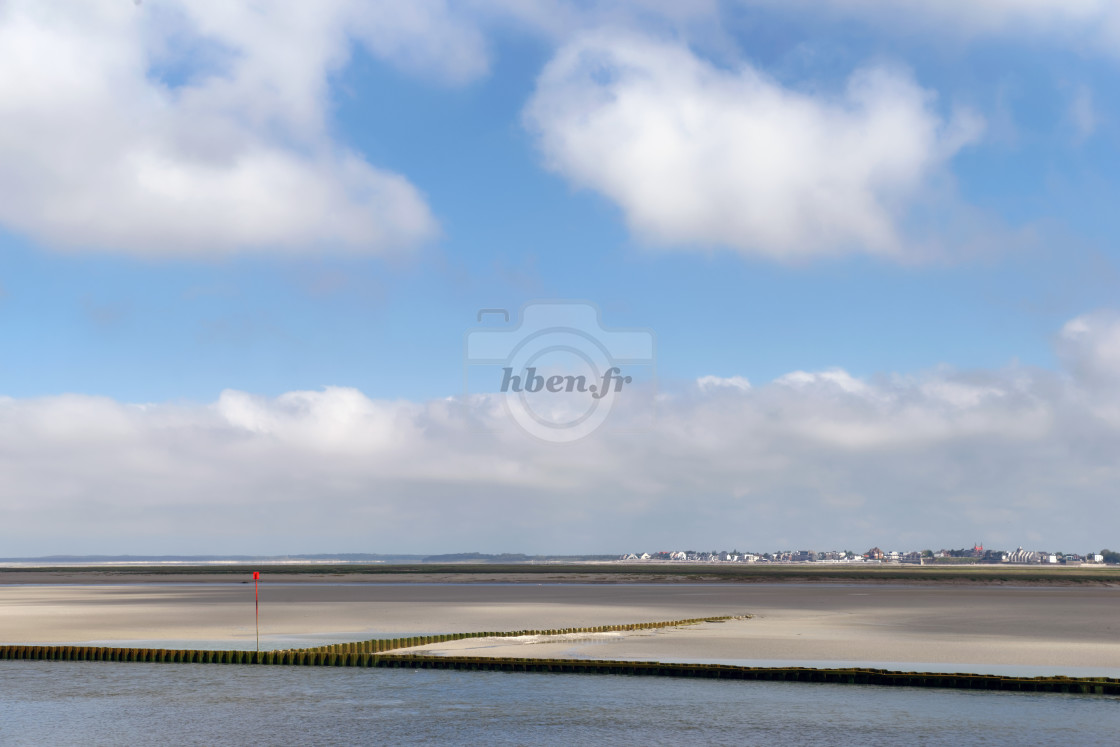 "Ship canal of the Somme river" stock image