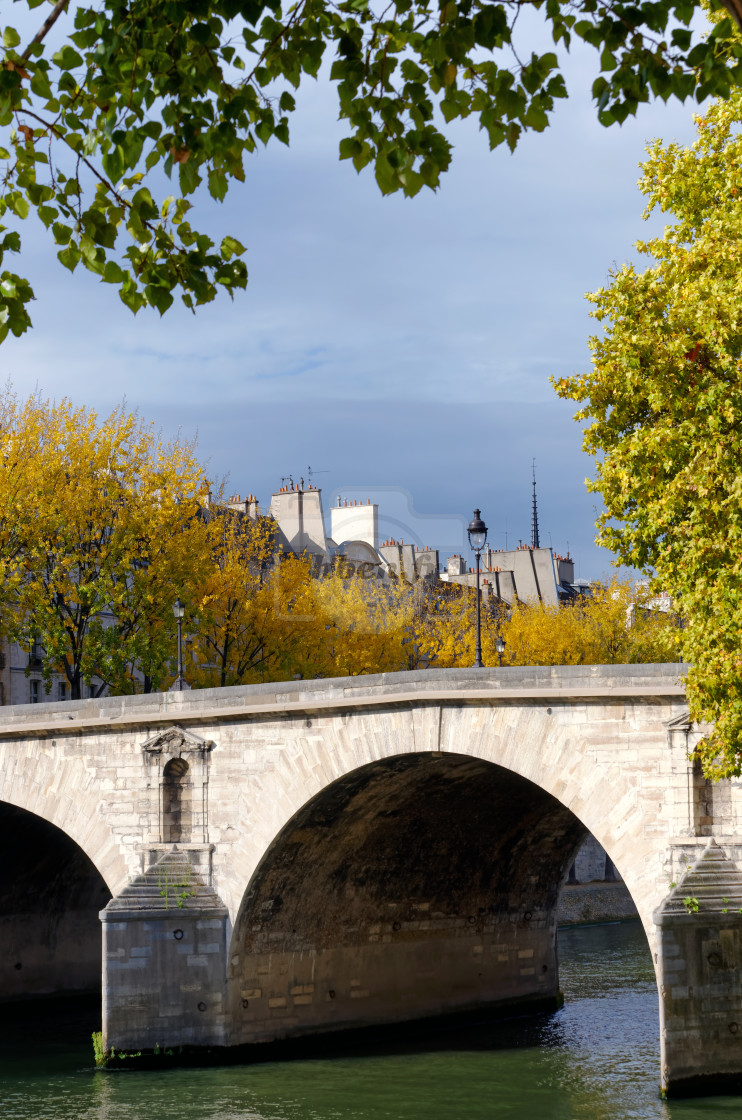 "Pont Marie bridge" stock image