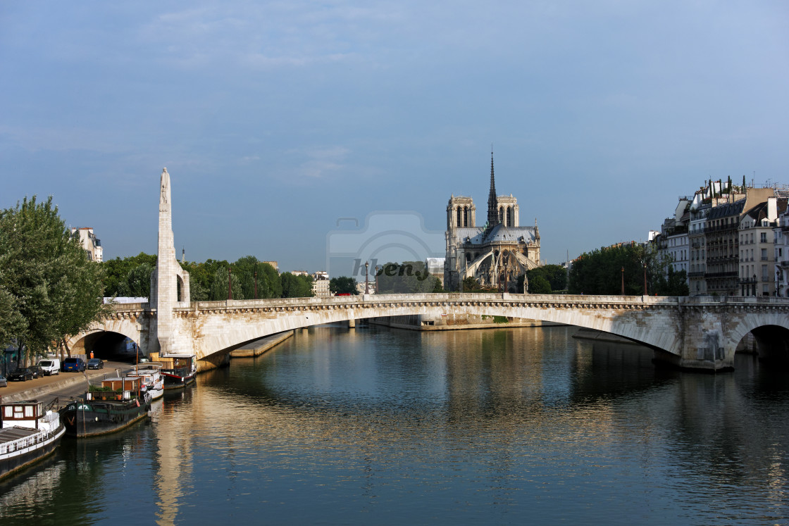 "La Tournelle bridge" stock image