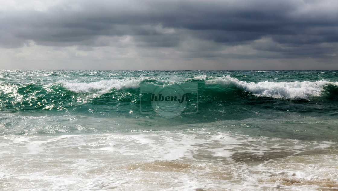 "West cast wave" stock image