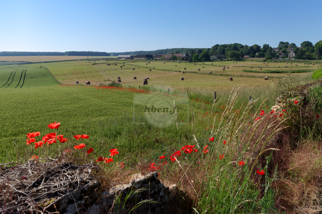 "Vexin countryside" stock image