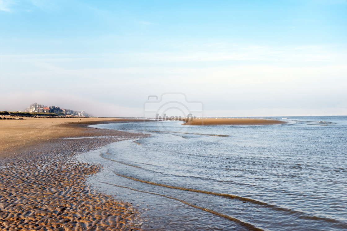 "Cabourg beach" stock image