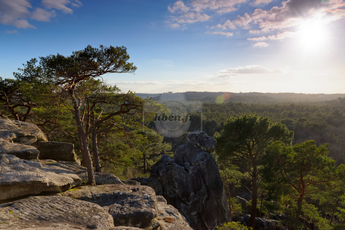 "Point de vue de la Dame Jouanne" stock image