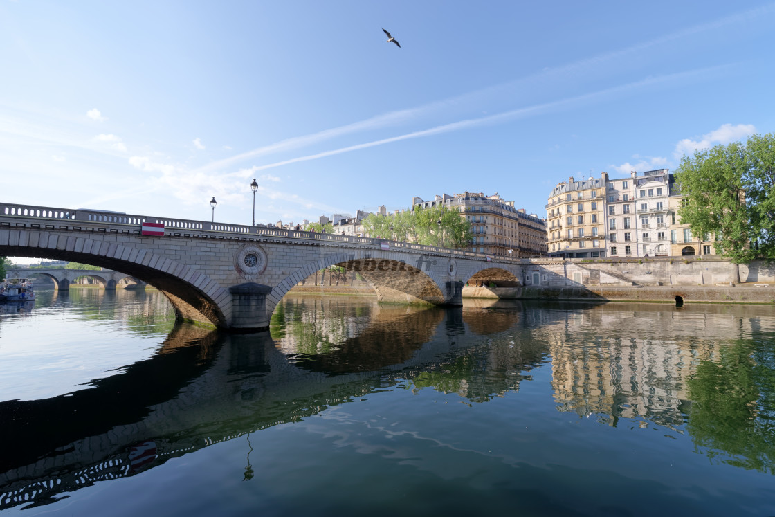 "Louis-Philippe bridge" stock image