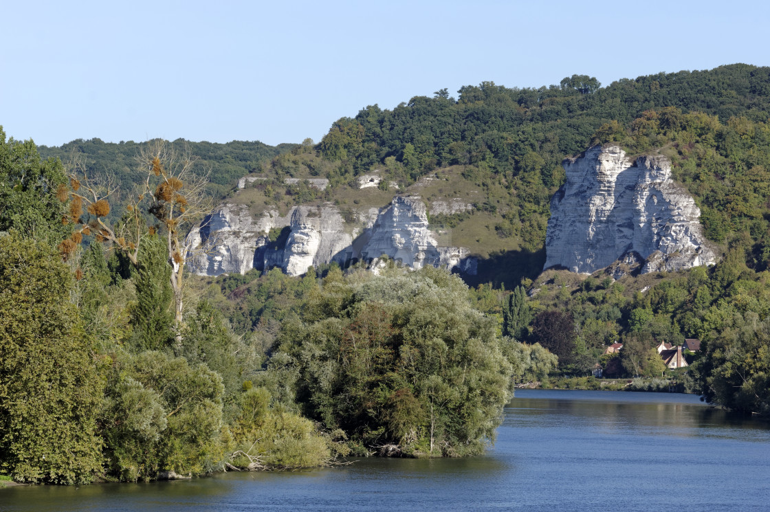 "The Hermite cliffs" stock image