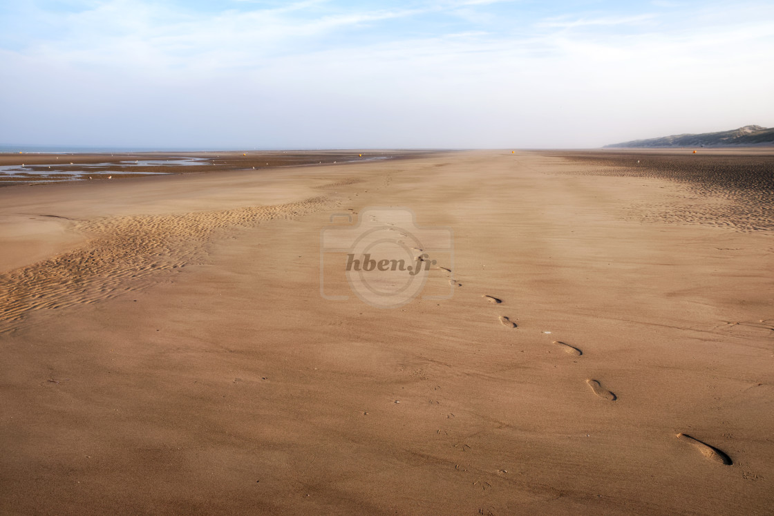 "Follow the footsteps" stock image