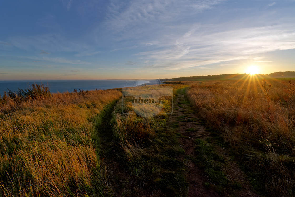 "Coastal path" stock image