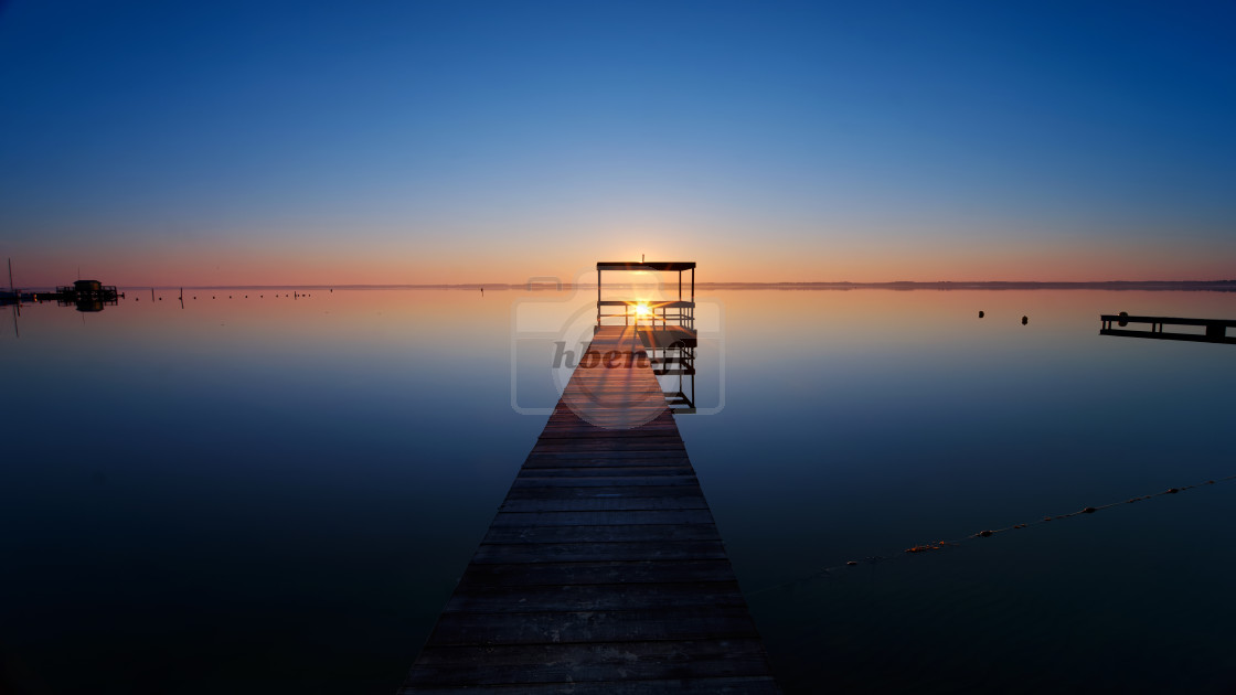 "Blue lake" stock image