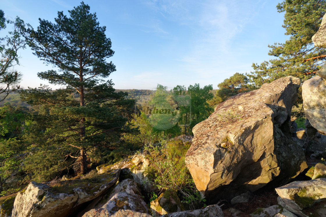 "Rochers de Haute-Pierre" stock image