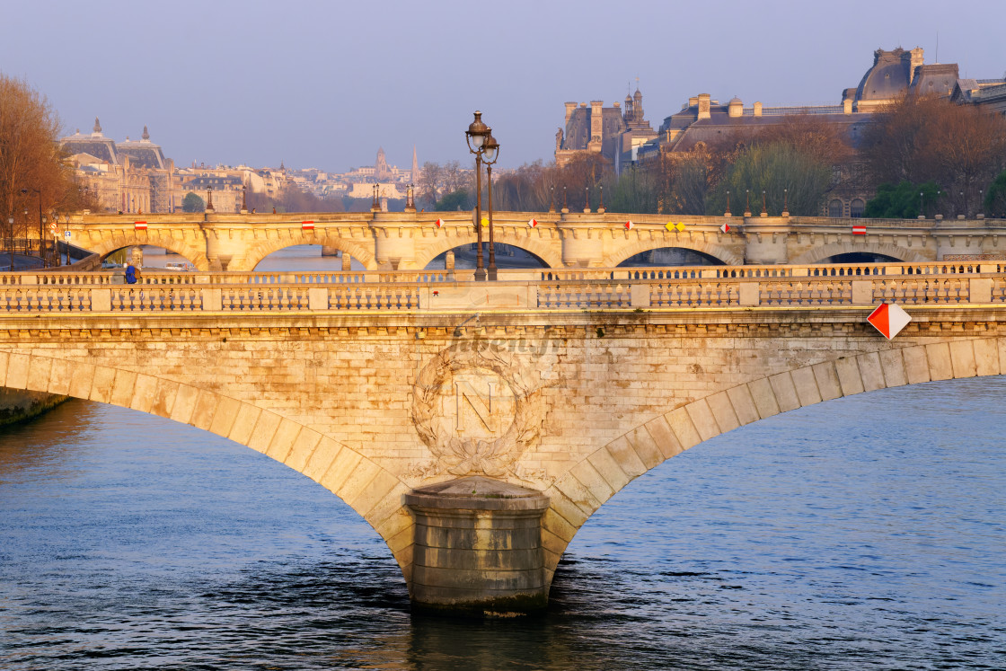 "Pont au change" stock image