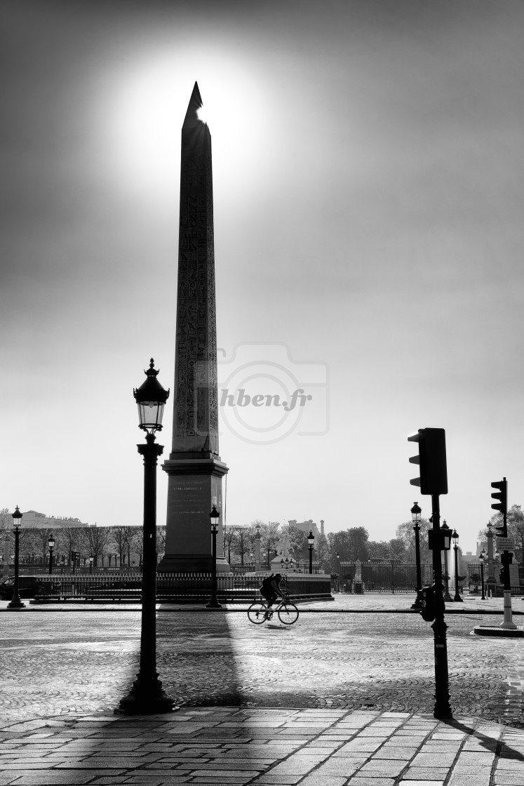 "The Luxor Obelisk" stock image