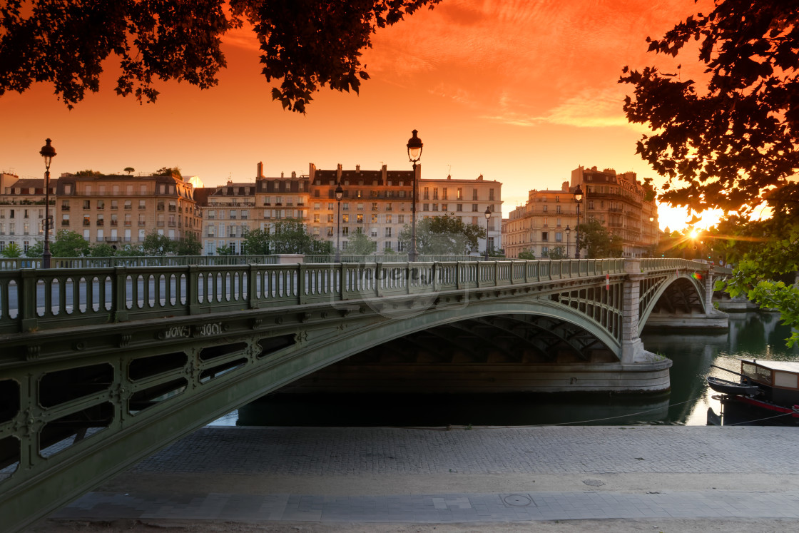 "The Sully bridge" stock image