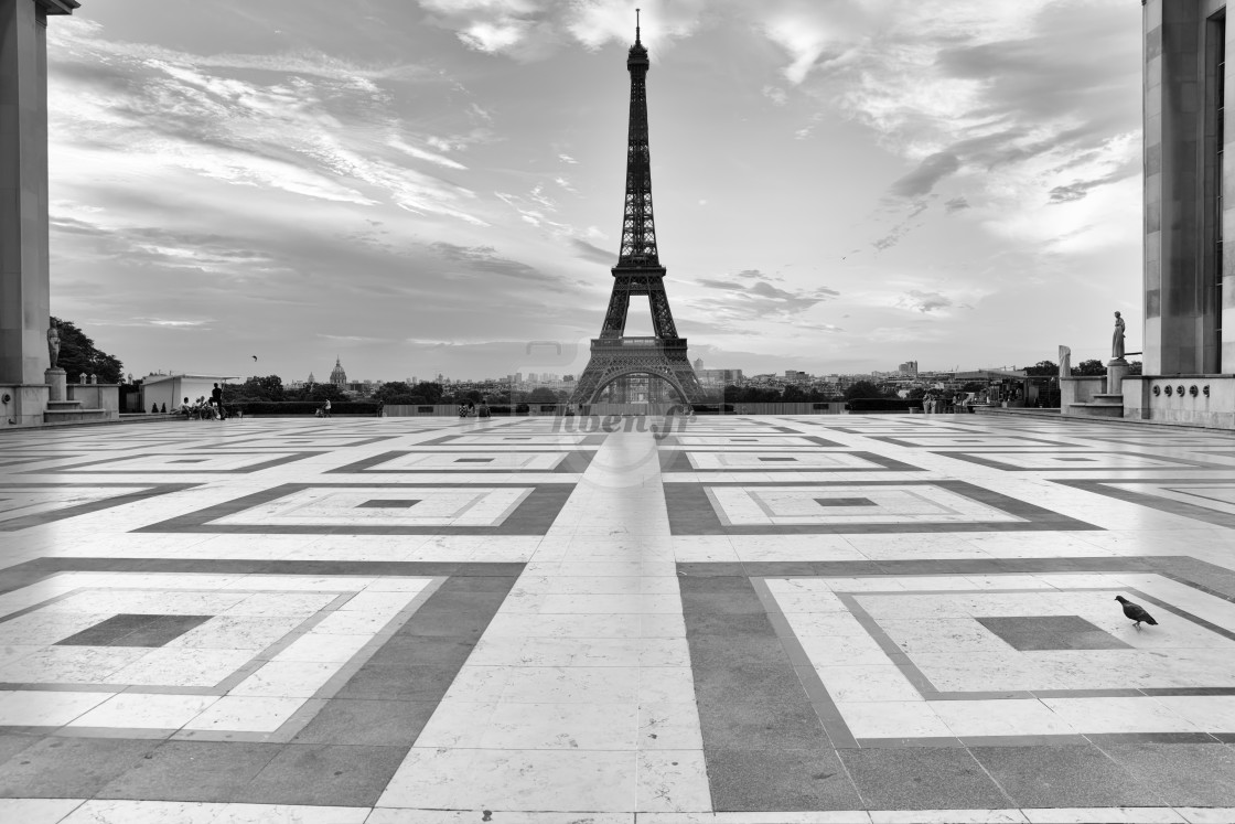 "Trocadero square" stock image