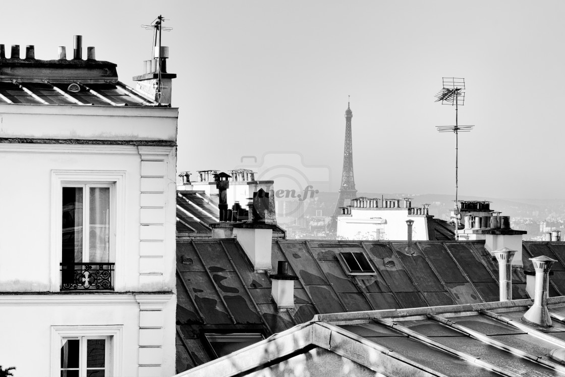 "Butte Montmartre" stock image