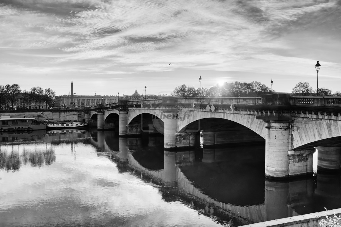 "The Concorde bridge" stock image