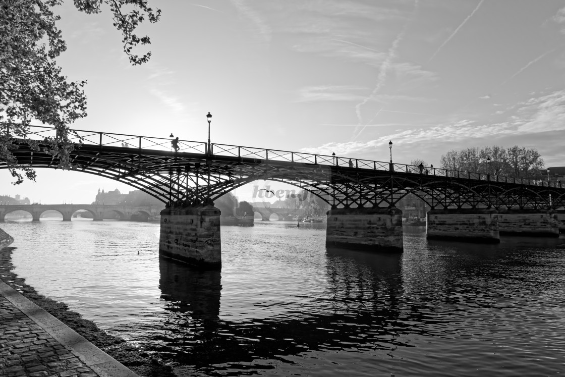 "Pont des Arts bridge" stock image