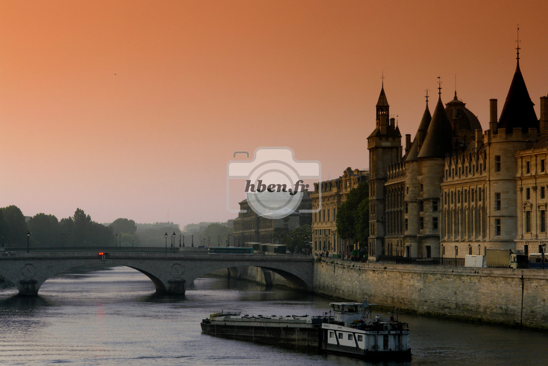 "The barge" stock image