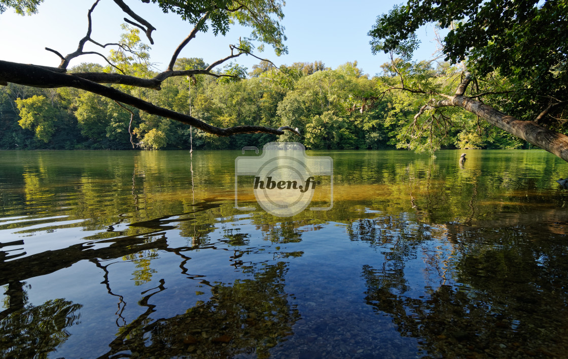 "Bord de Seine" stock image