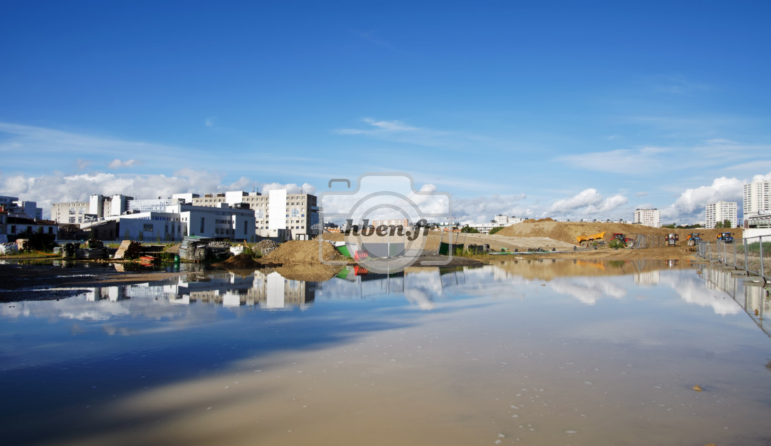 "suburb reflections" stock image