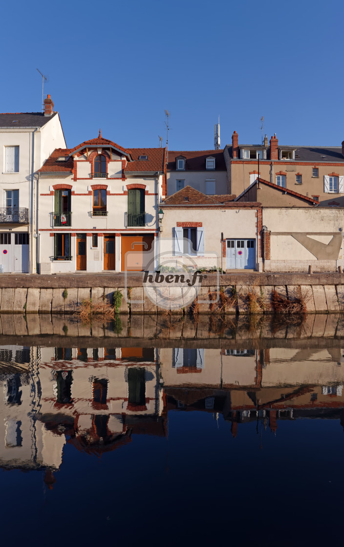 "Montargis canal" stock image