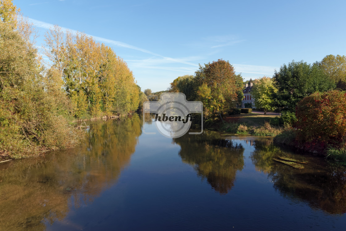 "Loing river" stock image