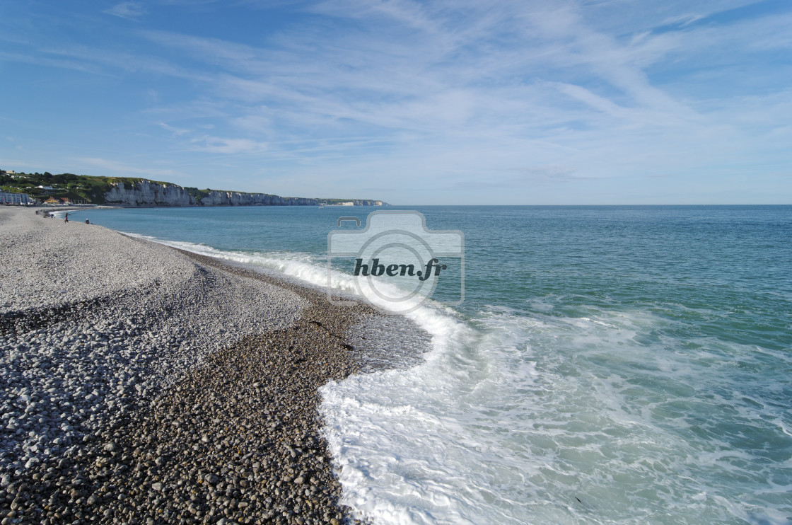 "Fecamp beach" stock image