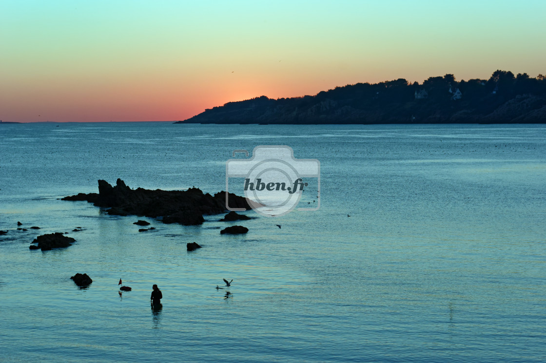 "Kerfany les pins sunset" stock image