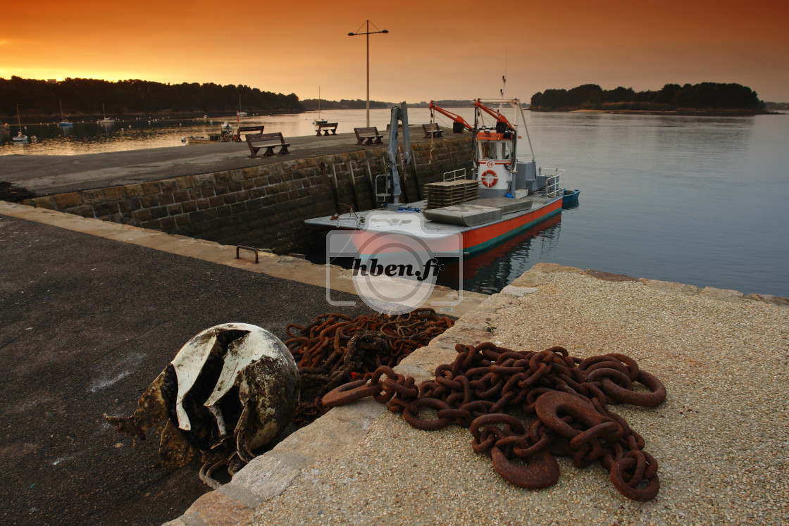 "Lamor Baden harbor" stock image