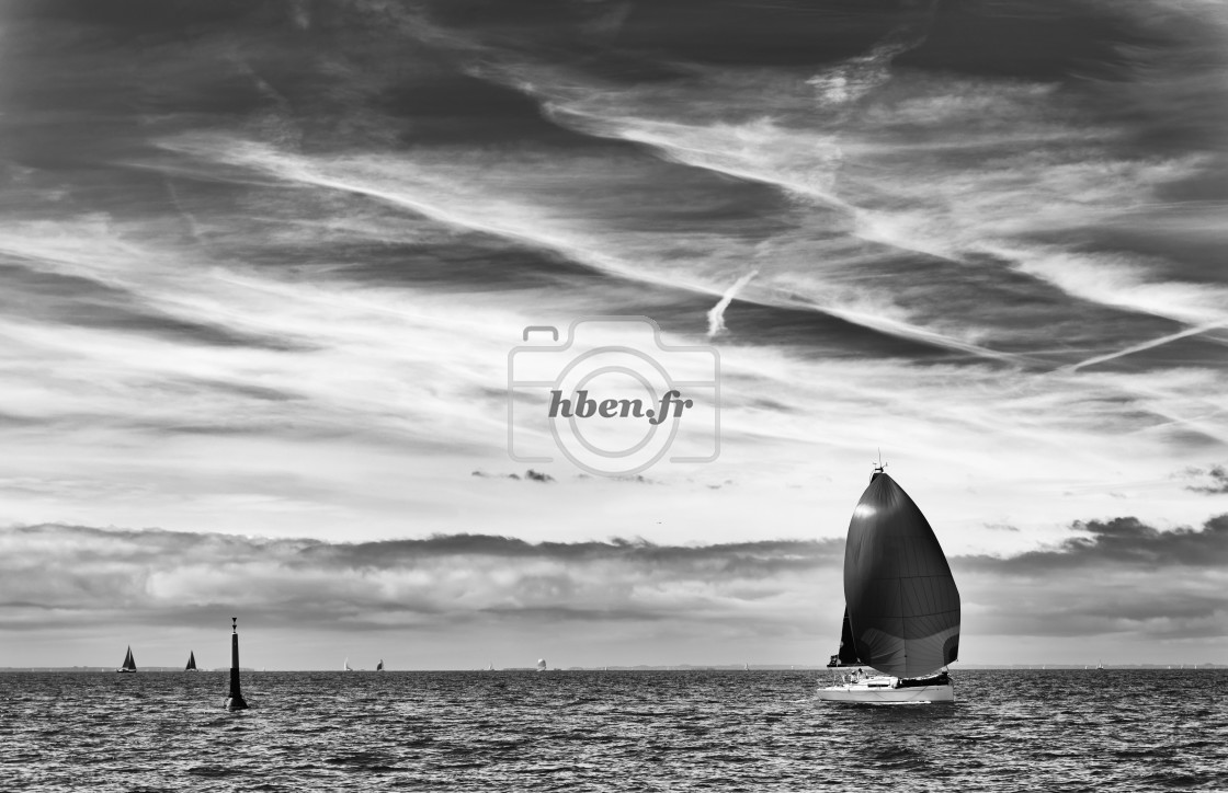 "Sailing Boat" stock image