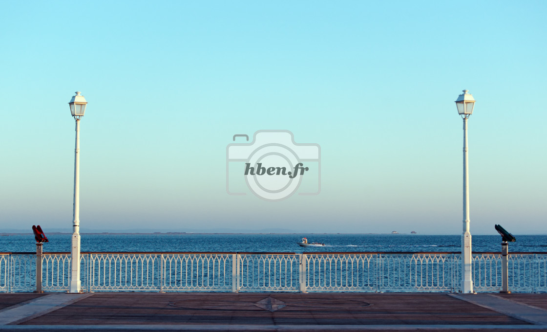 "Arcachon pier" stock image