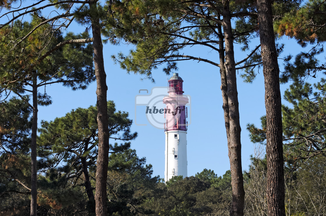 "Cap Ferret lighthouse" stock image