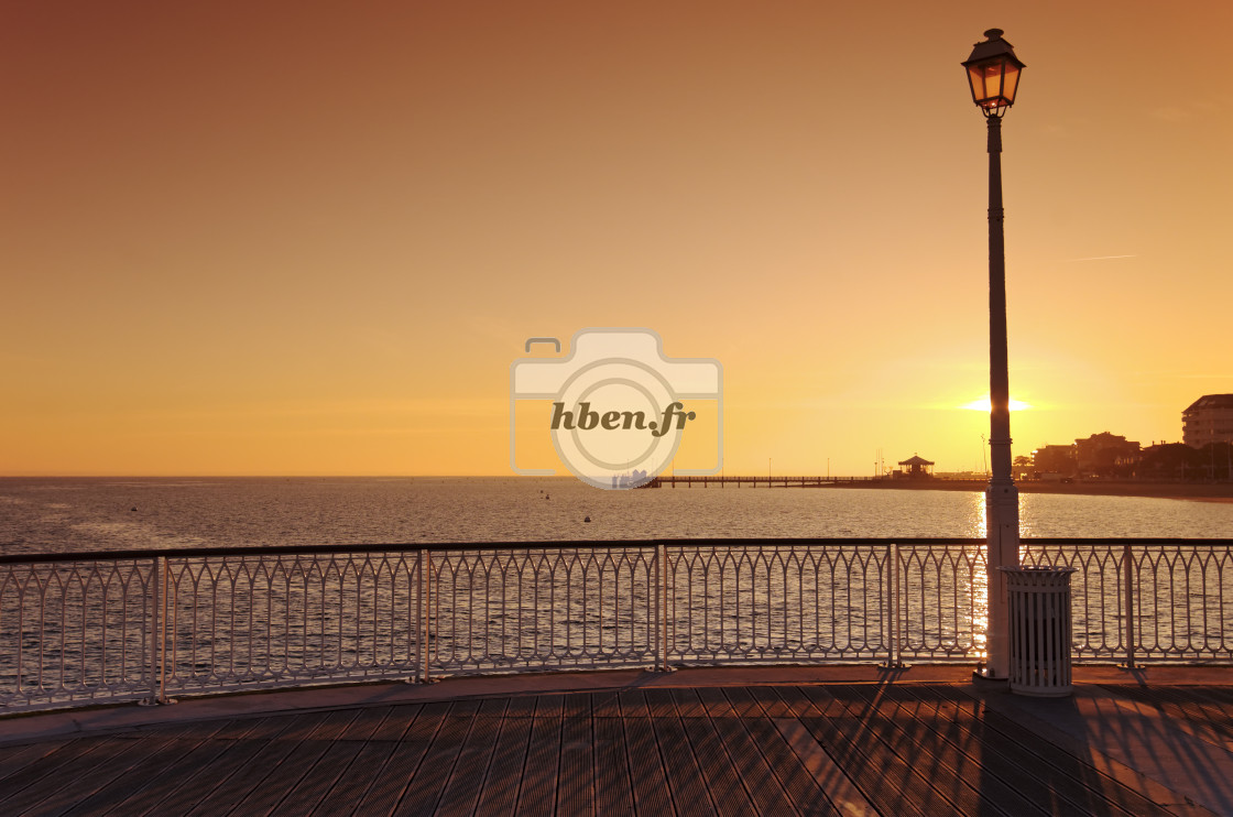 "Arcachon pier" stock image