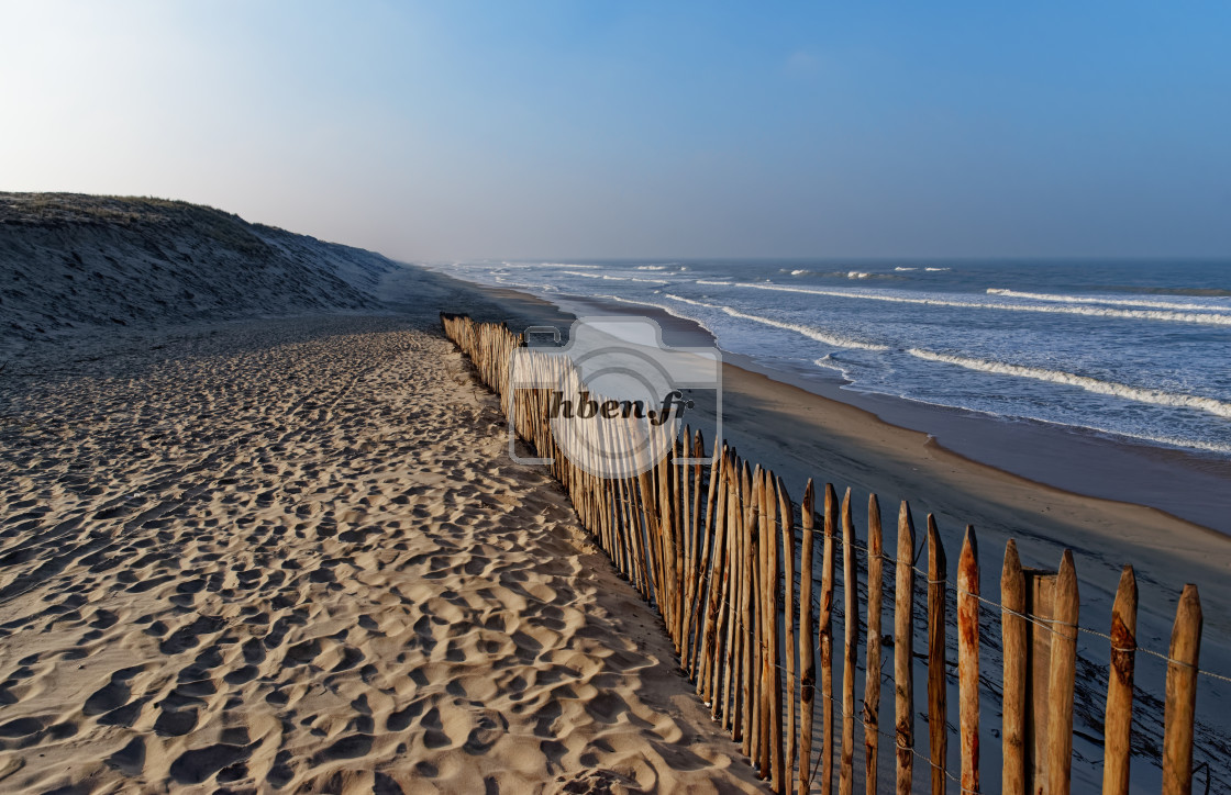 "Carcans beach" stock image