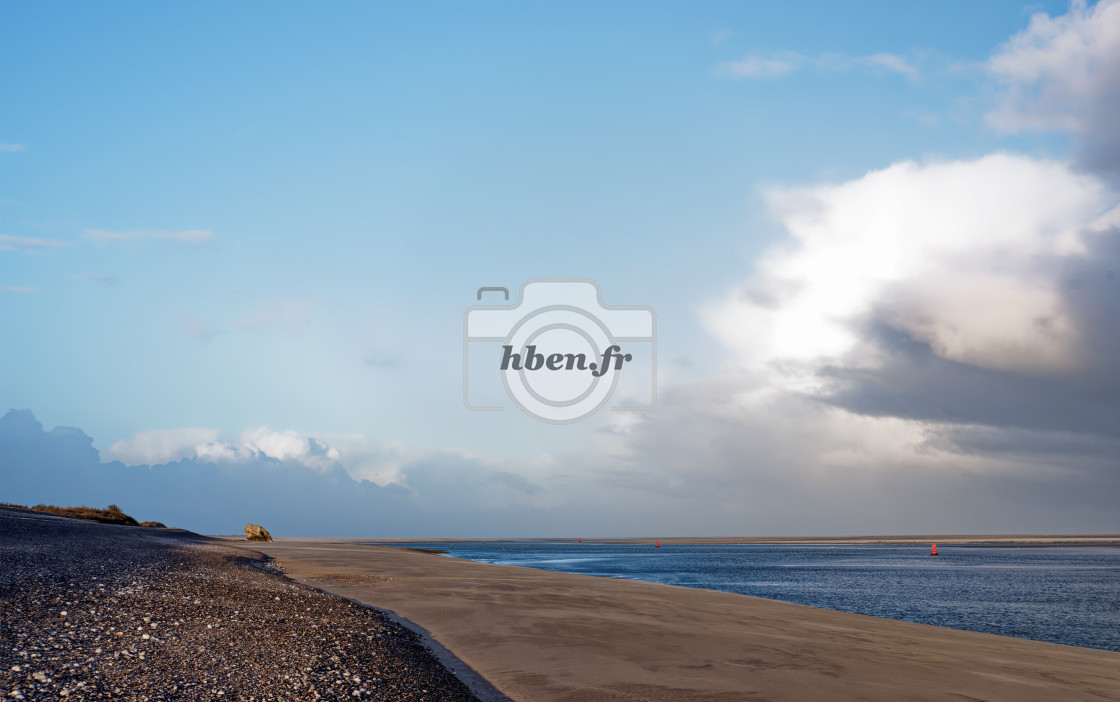 "Le Hourdel coast" stock image